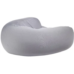 Coussin de voyage polyester uni gris ou noir