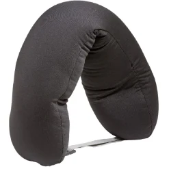 Coussin de voyage polyester uni gris ou noir