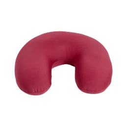 Coussin de voyage rouge 28x28x9cm