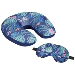 Coussin et masque de voyage Tropical