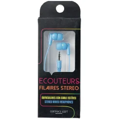 Écouteur filaire intra auriculaire L. 120 cm