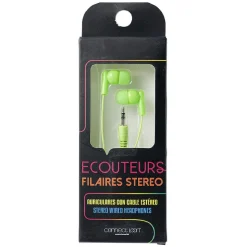 Écouteur filaire intra auriculaire L. 120 cm