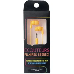 Écouteur filaire intra auriculaire L. 120 cm