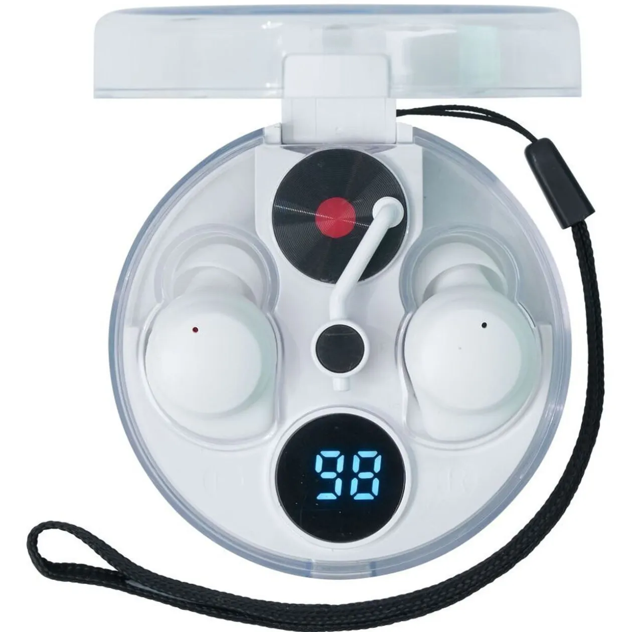 Écouteurs bluetooth ABS et plastique Ø6,6cm - 2 coloris