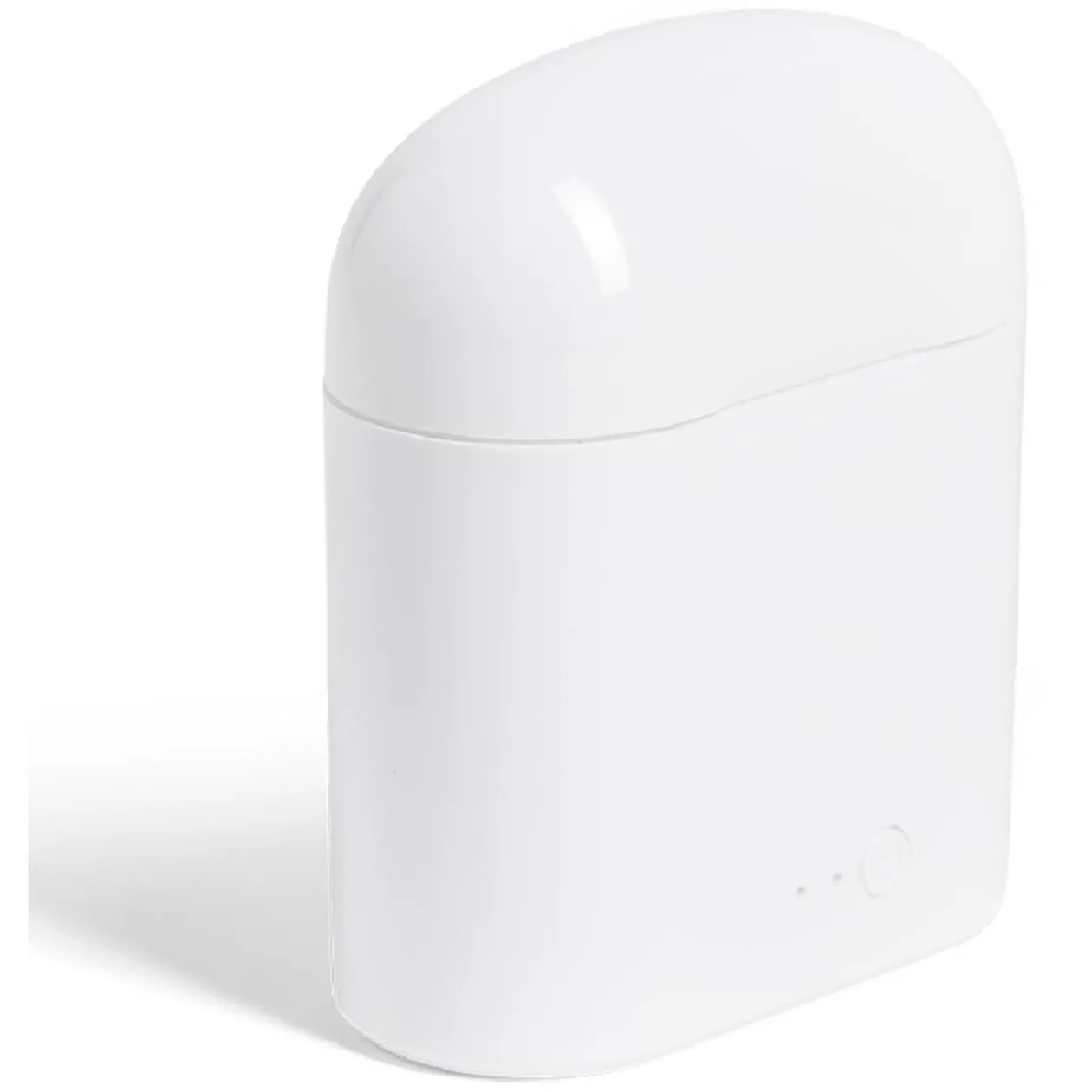 Écouteurs Bluetooth avec étui de charge blanc