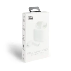 Écouteurs Bluetooth avec étui de charge blanc