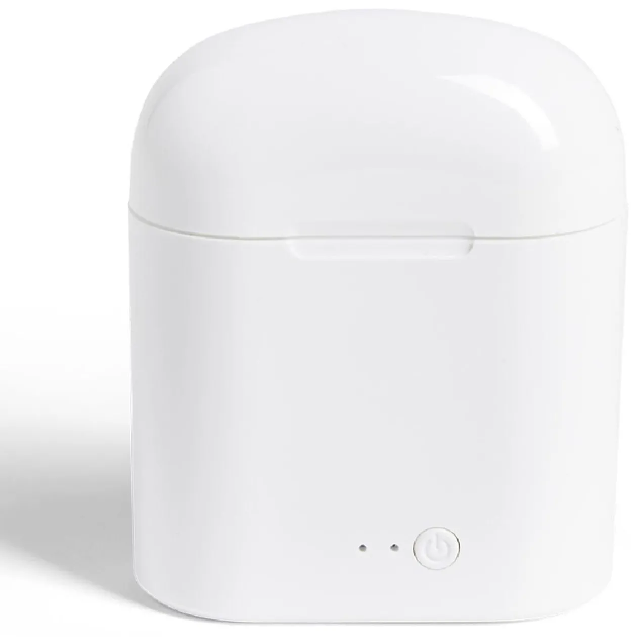 Écouteurs Bluetooth avec étui de charge blanc