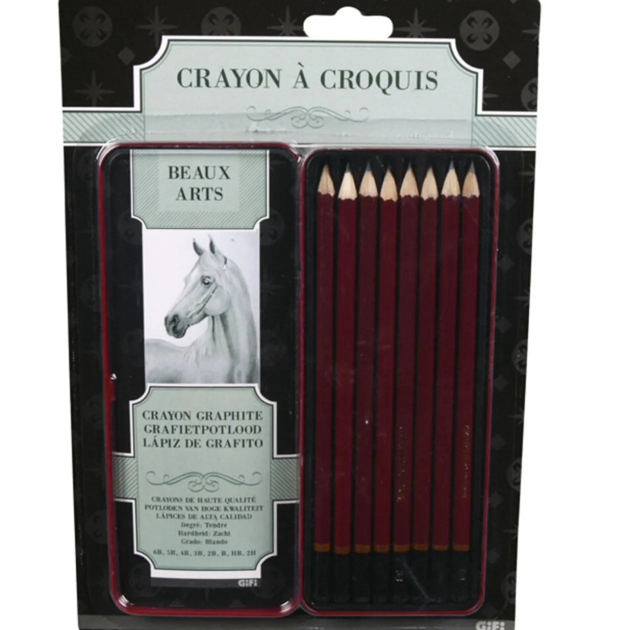 Crayon à croquis x8