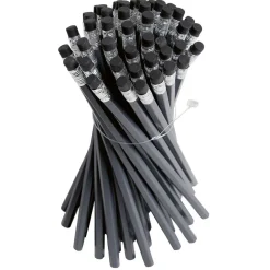 Crayon à papier en bois dans baril plastique x50