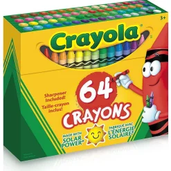 Crayon de cire Crayola 64 pièces