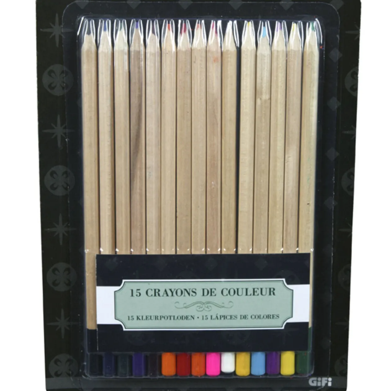 Crayon de couleur artistique x15