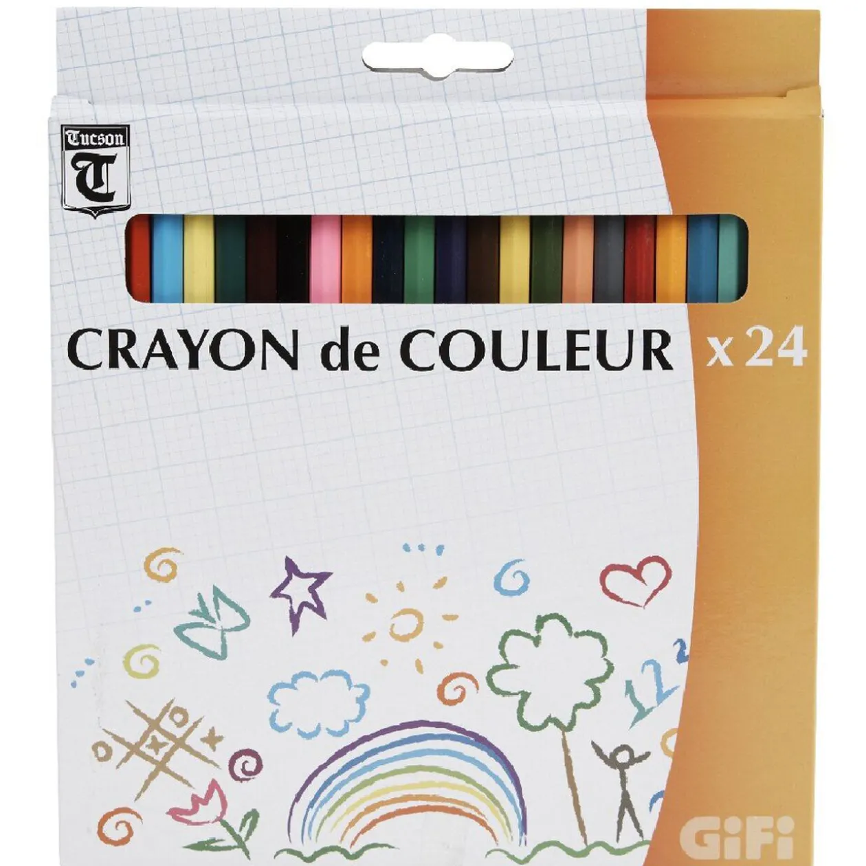 Crayon de couleur x24