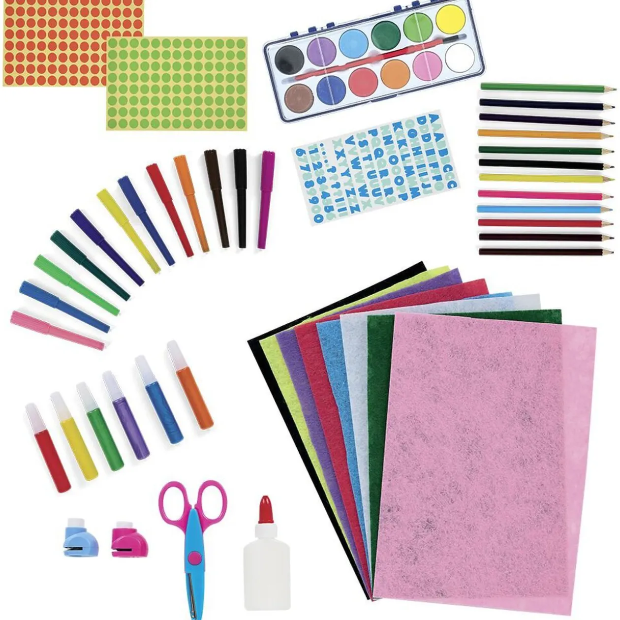 Creativ'box 58 accessoires polypropylène et bois