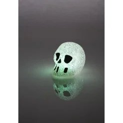 Crâne lumineux couleur changeante décoration Halloween