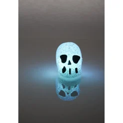 Crâne lumineux couleur changeante décoration Halloween