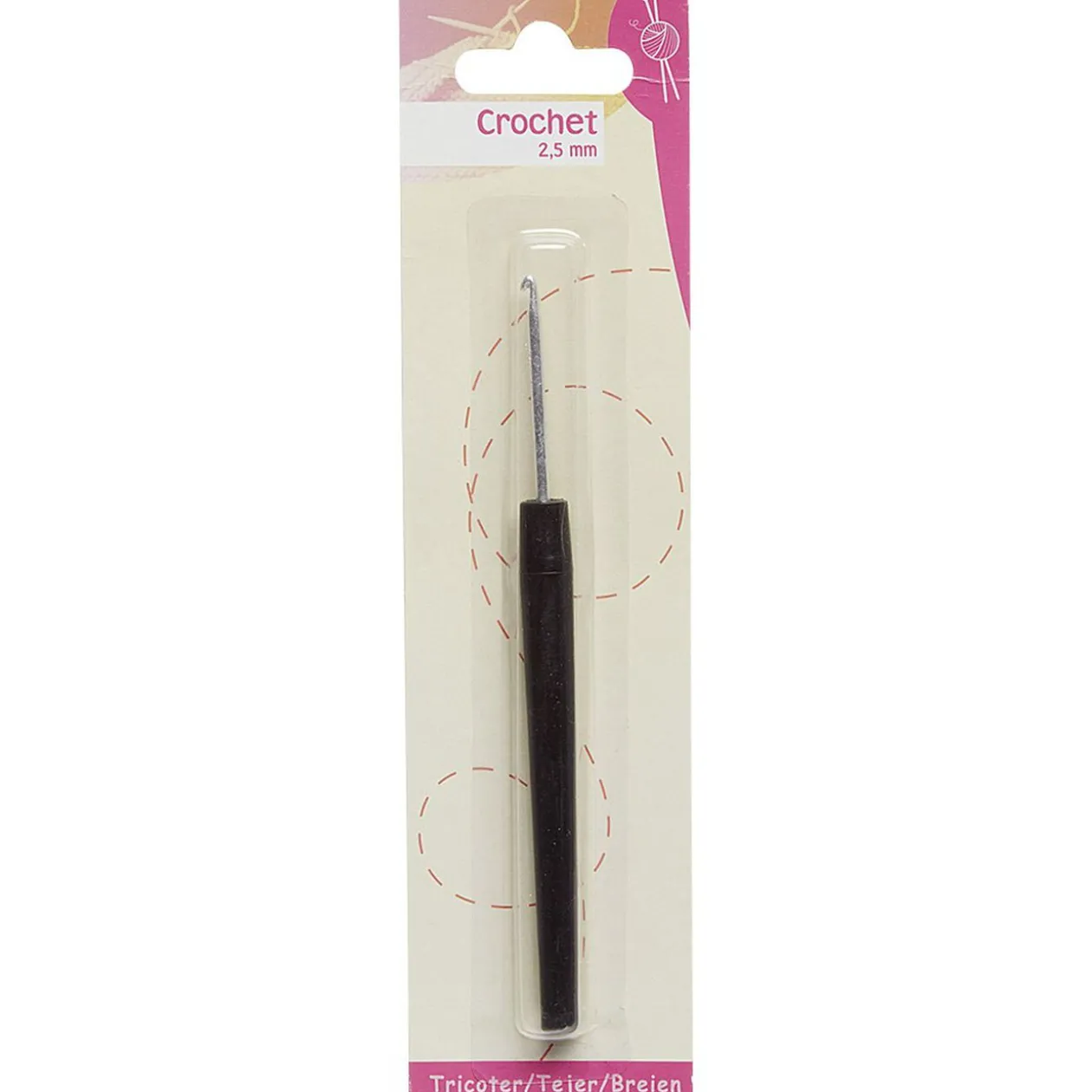 Crochet avec manche Ø 25 cm