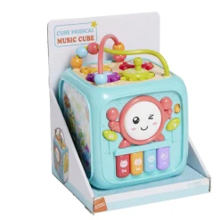 Cube activité enfant 14x14x17,7cm
