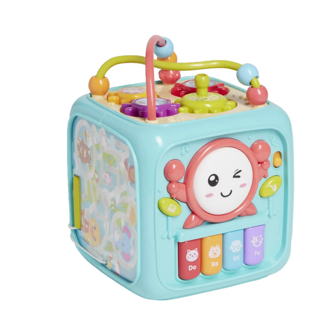 Cube activité enfant 14x14x17,7cm