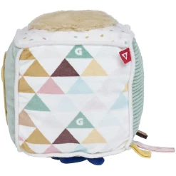 Cube d'éveil souple motif Guépard 4 activités