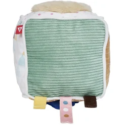 Cube d'éveil souple motif Guépard 4 activités