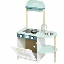 Cuisine en bois Storiz avec évier et four pour enfant
