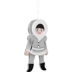 Décoration esquimau articulé à suspendre