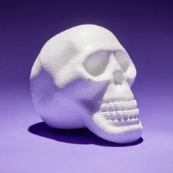 Décoration Halloween à personnaliser tête de mort ou citrouille - 2 modèles