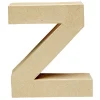 Décoration lettre Z papier maché à poser