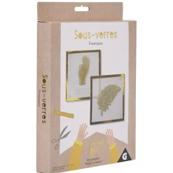 Dessous de verre à fabriquer