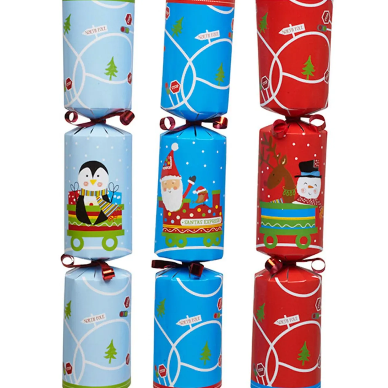 Diablotin enfant bleu rouge x6