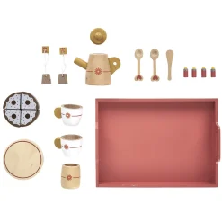 Dinette service à thé et gâteau en bois certifié FSC® Storiz