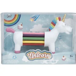 Distributeur à crayons licorne