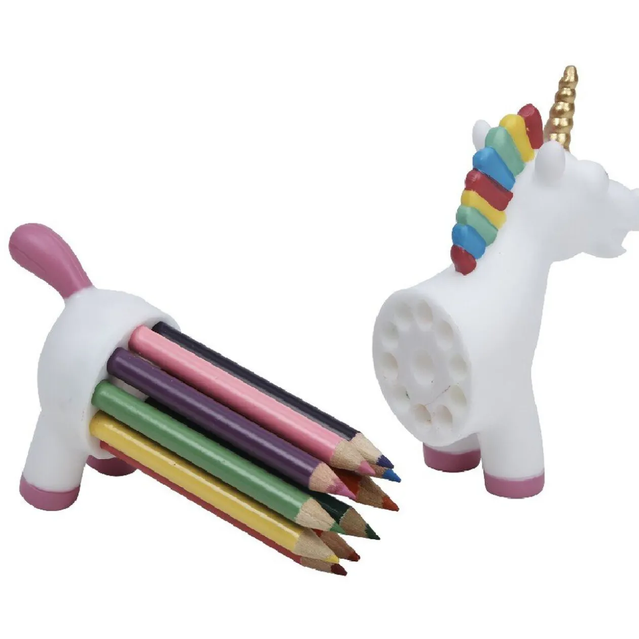 Distributeur à crayons licorne