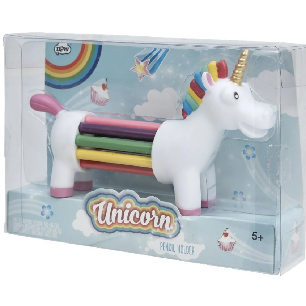 Distributeur à crayons licorne