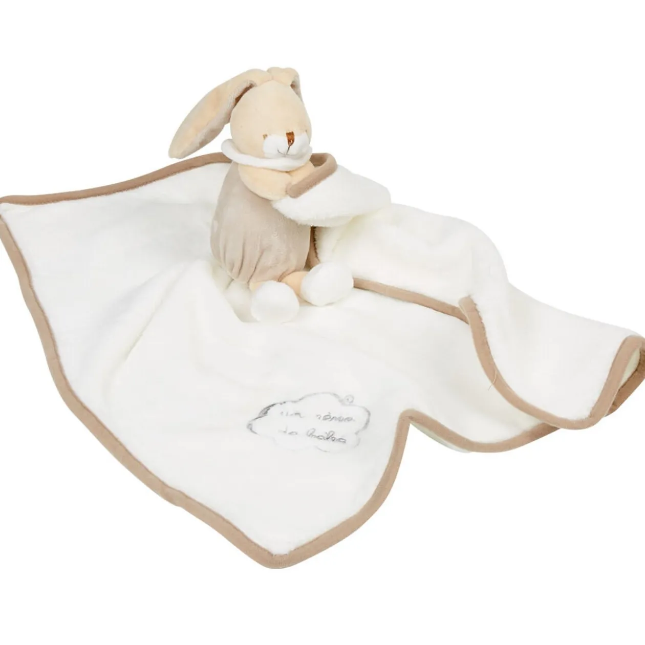 Doudou avec couverture lapin un rêve de bébé
