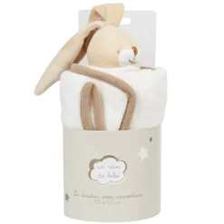 Doudou avec couverture lapin un rêve de bébé