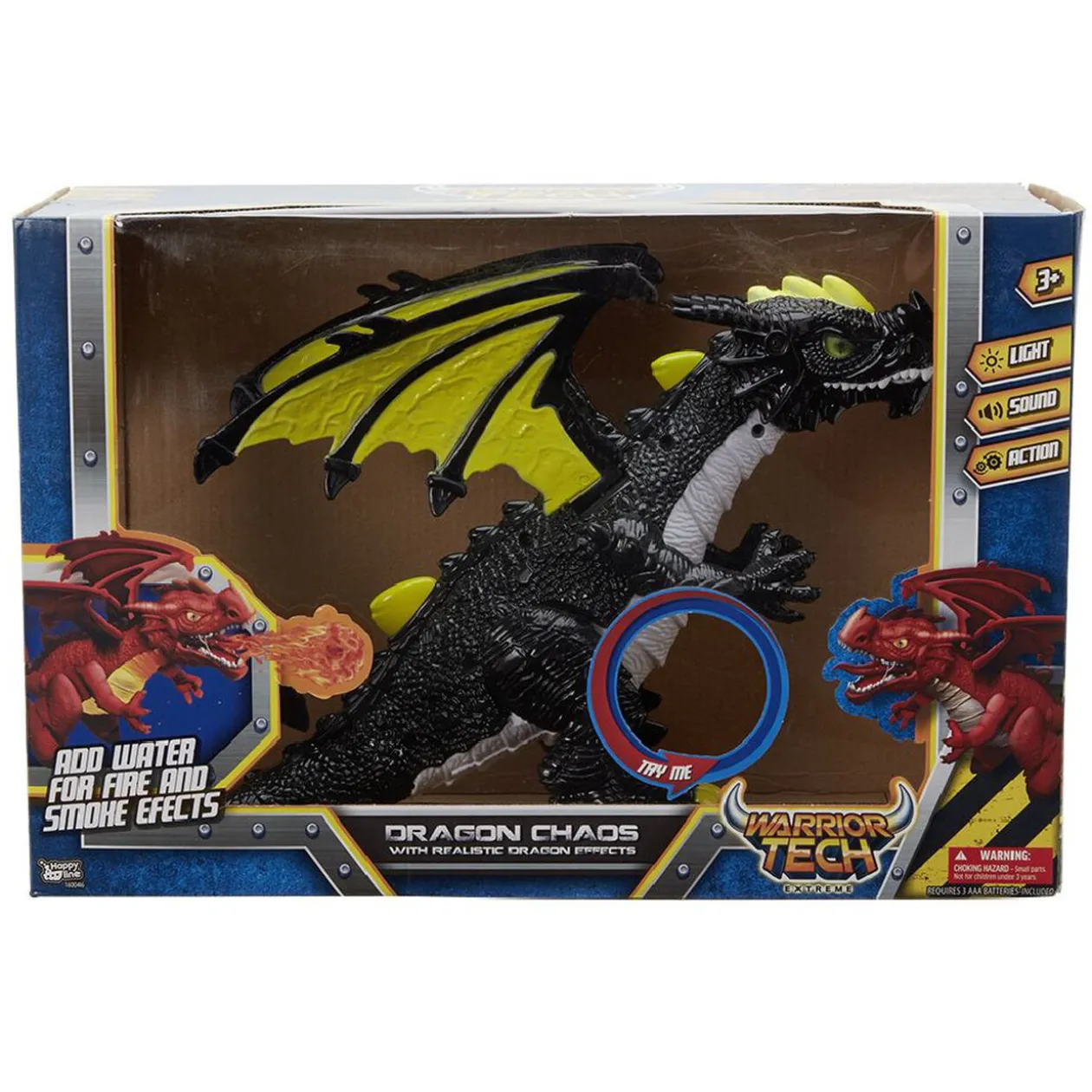 Dragon lumineux et sonore