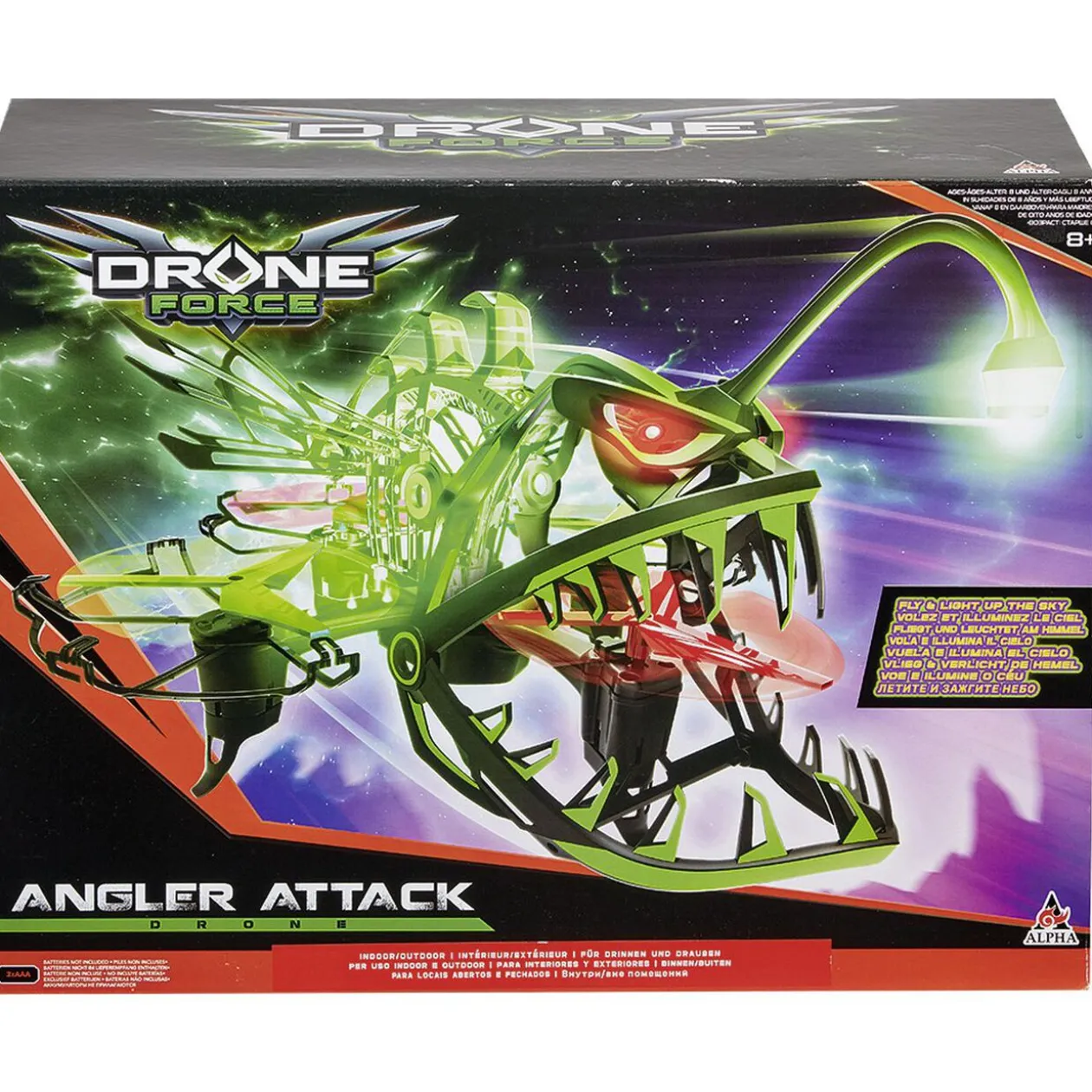 Drône Force Angler Attack lumineux télécommandé