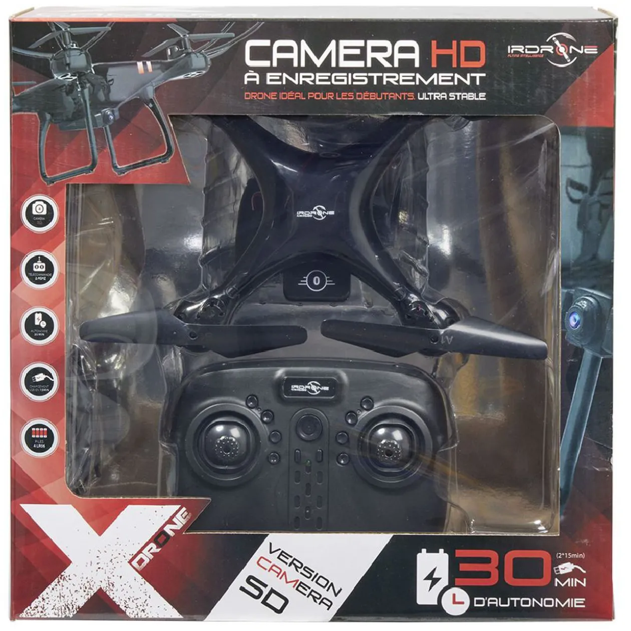 Drone caméra SD noir