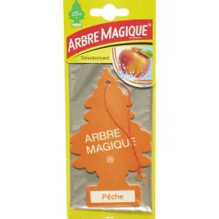 Désodorisant pour voiture arbre à suspendre senteur pêche