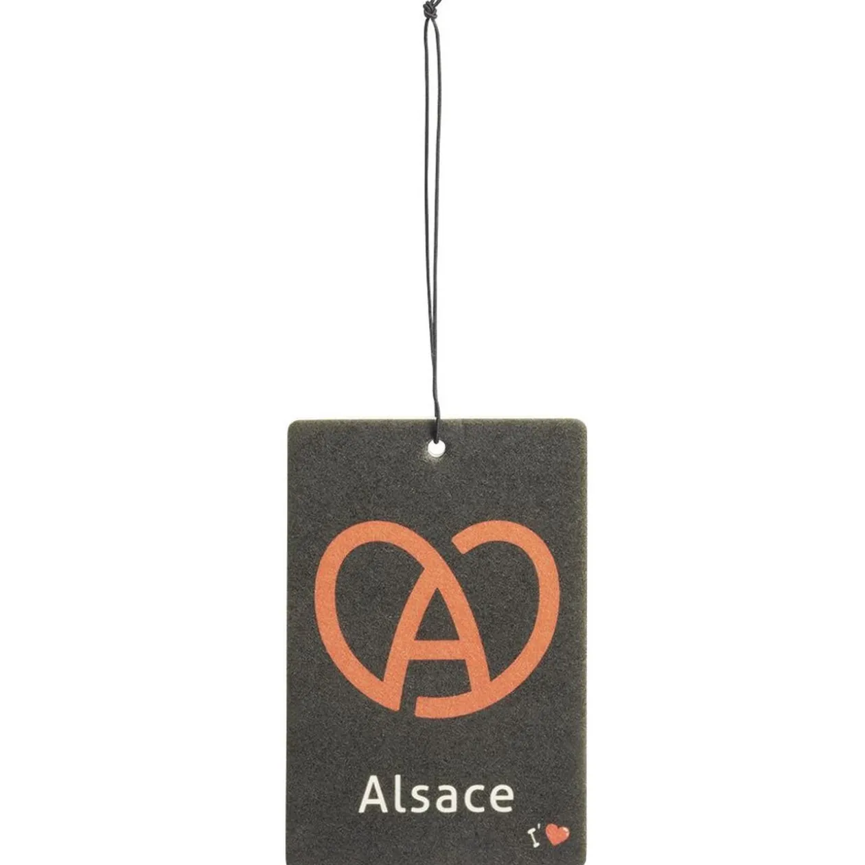 Désodorisant voiture carte magique I love Alsace senteur vanille