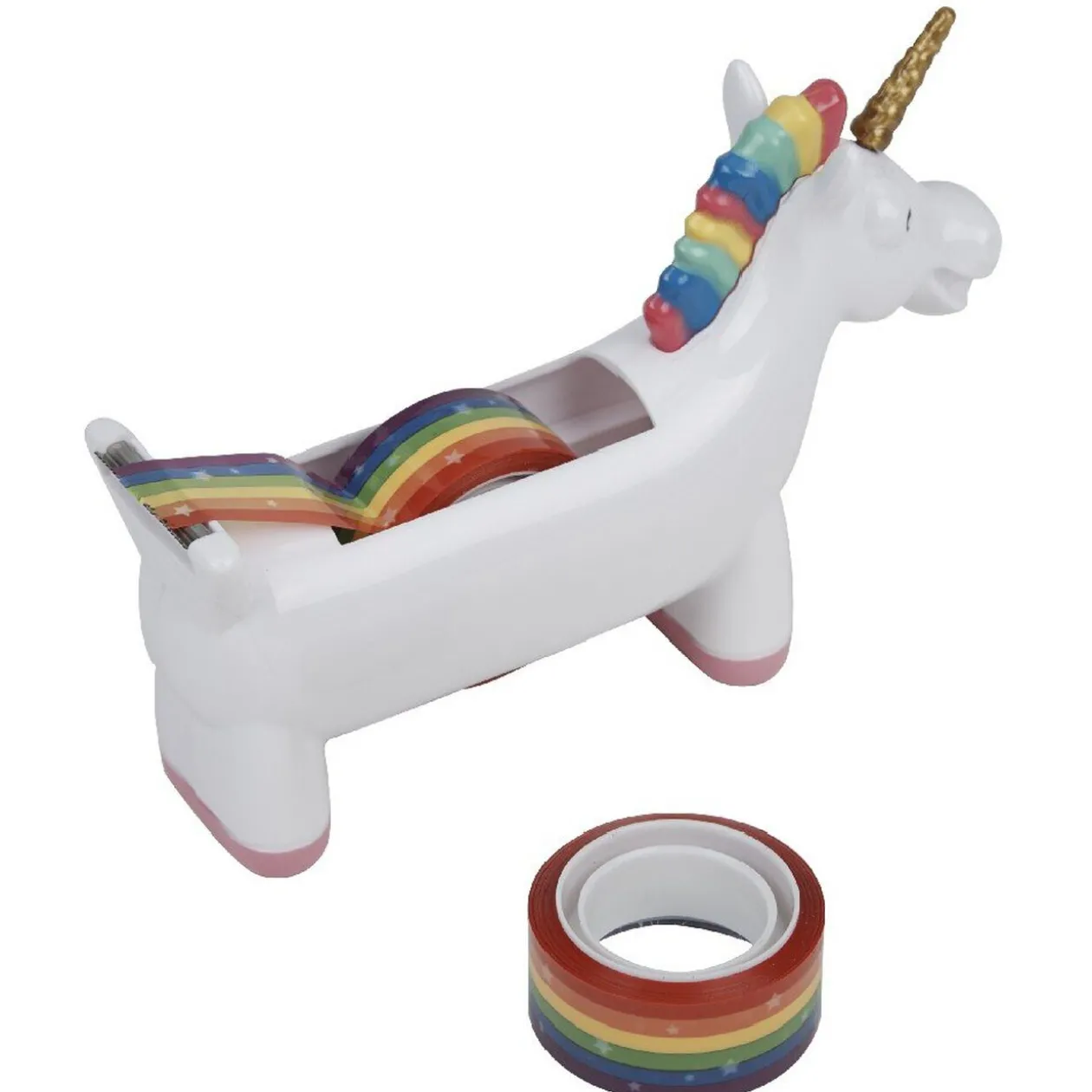 Dévidoir adhésif forme licorne