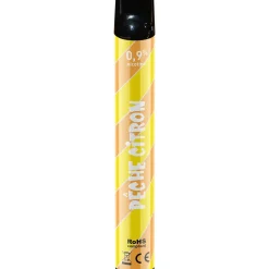 E-cigarette jetable pêche citron 2 ml 0.9% nicotine