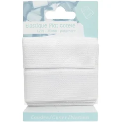 Elastique blanc 3x120 cm