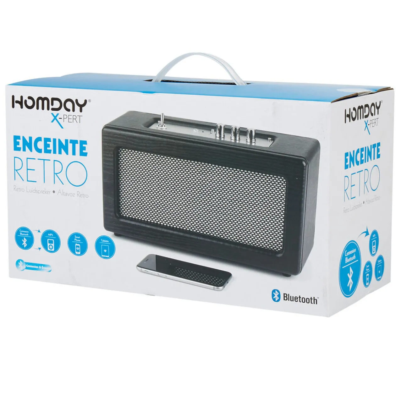 Enceinte bluetooth rétro Homday X-Pert