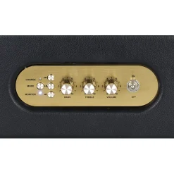 Enceinte bluetooth sans fil Homday X-Pert rétro marron et doré