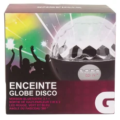 Enceinte globe disco bluetooth