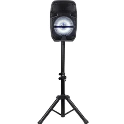 Enceinte nomade avec effet de lumière et micro