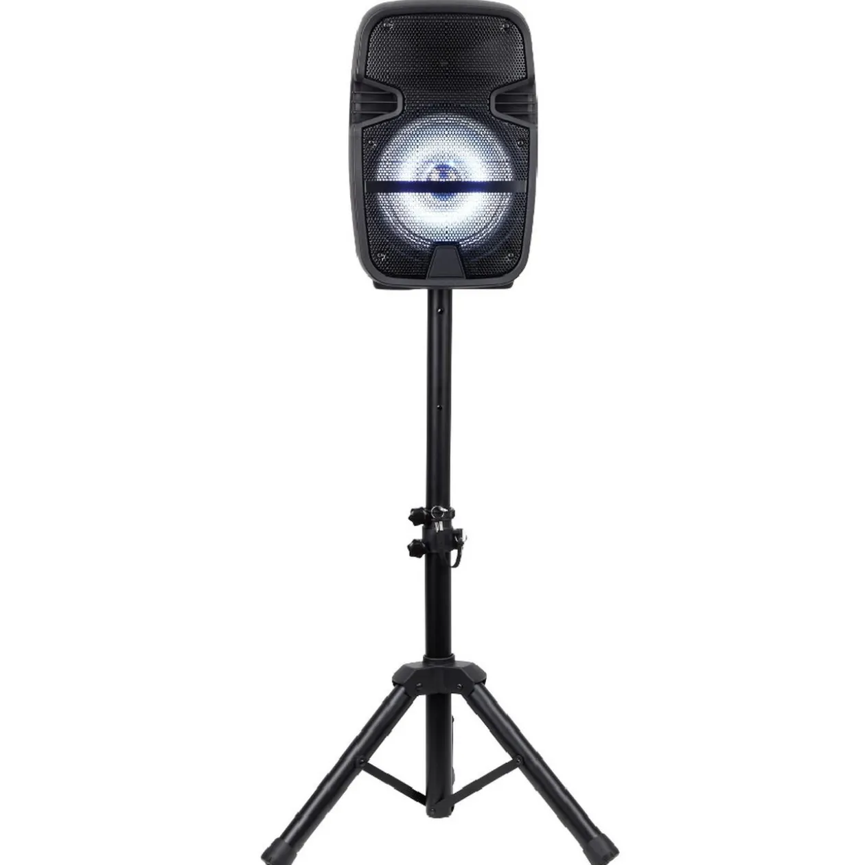 Enceinte nomade avec effet de lumière et micro