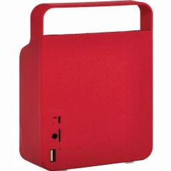 Enceinte portable Bluetooth Homday abs finition tissu rouge